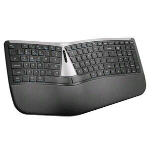 Nulea RT07B Wireless Ergonomic Split Keyboard Bluetooth USB-C - NEW